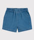 Babies' Light Denim Shorts