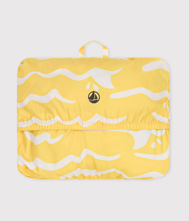 Children's Ultra-lightweight Windbreaker yellow/white