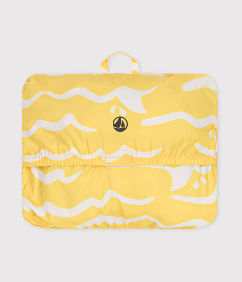 Children's Ultra-lightweight Windbreaker ORGE yellow/MARSHMALLOW white