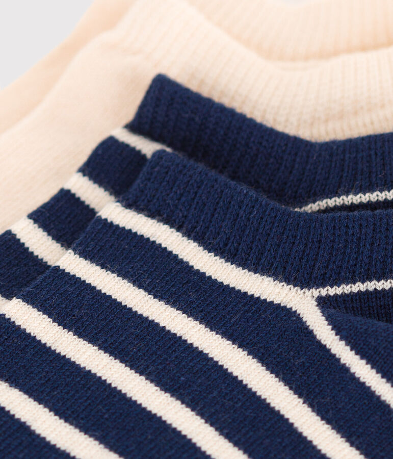 Children's Stripy Cotton Socks - 2-Pack multicolor