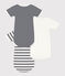 Babies' Short-Sleeved Bodysuit - 3-Pack variante 1