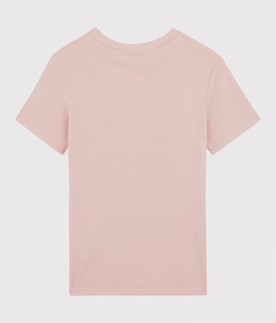 Women's Iconic Round-Neck Cotton T-Shirt GLOVE pink