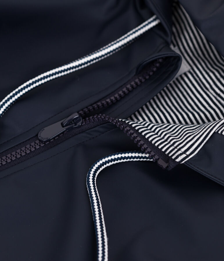 Women's short raincoat SMOKING blue