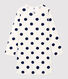 Girls' Dot Pattern Organic Cotton Nightdress