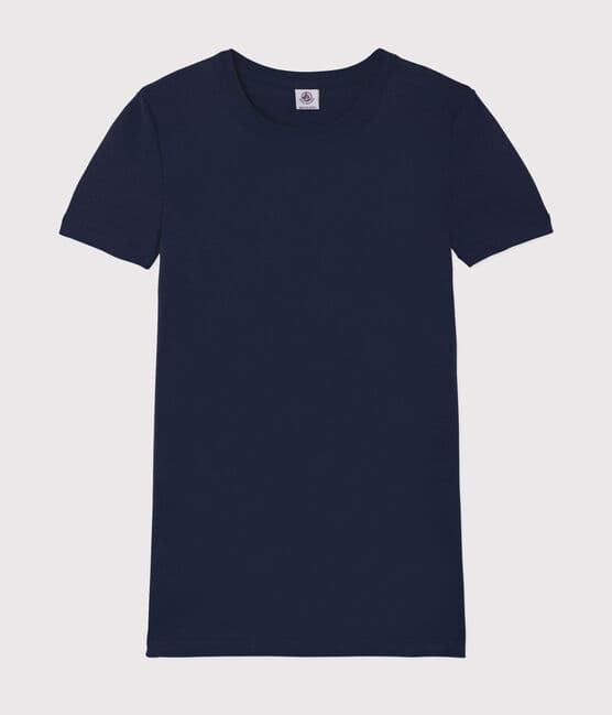 Women's Iconic Round Neck T-Shirt SMOKING blue