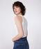 Women's Iconic cotton tank top ECUME white