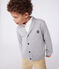 Boys' cotton cardigan CHATON CHINE grey