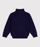 Children's plain cotton shawl-neck jumper SOIR
