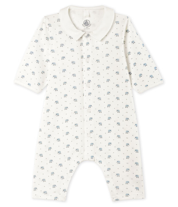 Babies' Footless Sleepsuit white/multicolor