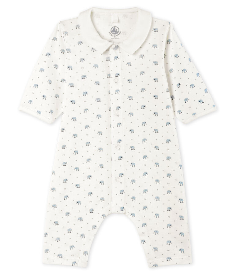 Babies' Footless Sleepsuit white/multicolor