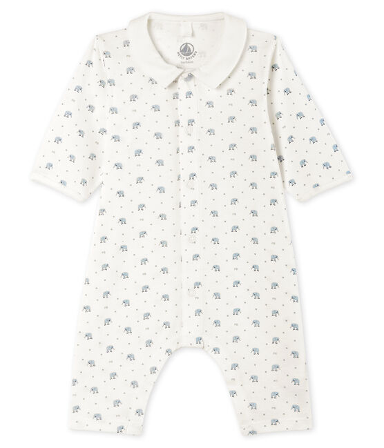 Babies' Footless Sleepsuit MARSHMALLOW white/MULTICO white