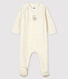 Babies' Velour Cat Sleepsuit