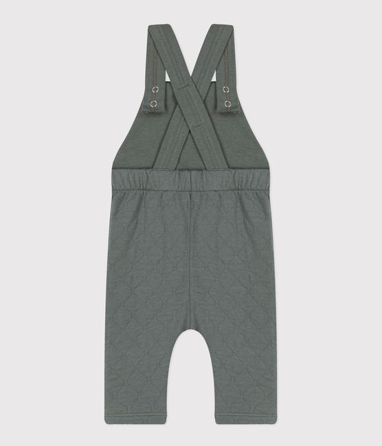 Babies' Quilted Tube-Knit Dungarees THUYA green