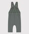 Babies' Quilted Tube-Knit Dungarees THUYA green