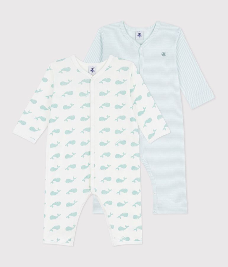Pack of babies' footless printed cotton pyjamas variante 1