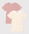 Girls' Flower Short-Sleeved Cotton T-Shirts - 2-Pack variante 1