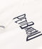 Women's printed cotton sweatshirt MARSHMALLOW white