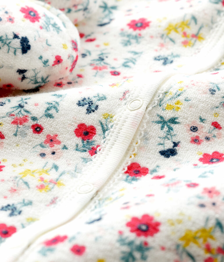 Baby Girls' Terry Nightwear Set white/multicolor