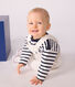 Babies' plain corduroy dungarees