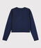 Girls' Cotton Cardigan SMOKING BRILLANT blue