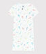 Girls' Seahorse Print Cotton Short Pyjamas