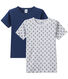 Set of 2 boys' short-sleeved t-shirts
