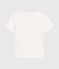Boys' short-sleeved fine jersey T-Shirt MARSHMALLOW white