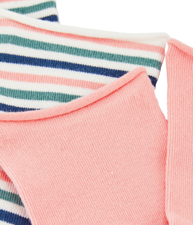 Set of 2 pairs of women's socks multicolor