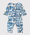 Babies' Footless Cotton Pyjamas AVALANCHE white/MULTICO