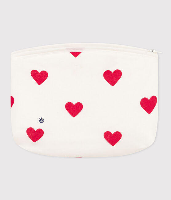 Pochette Cœurs MARSHMALLOW white/TERKUIT red