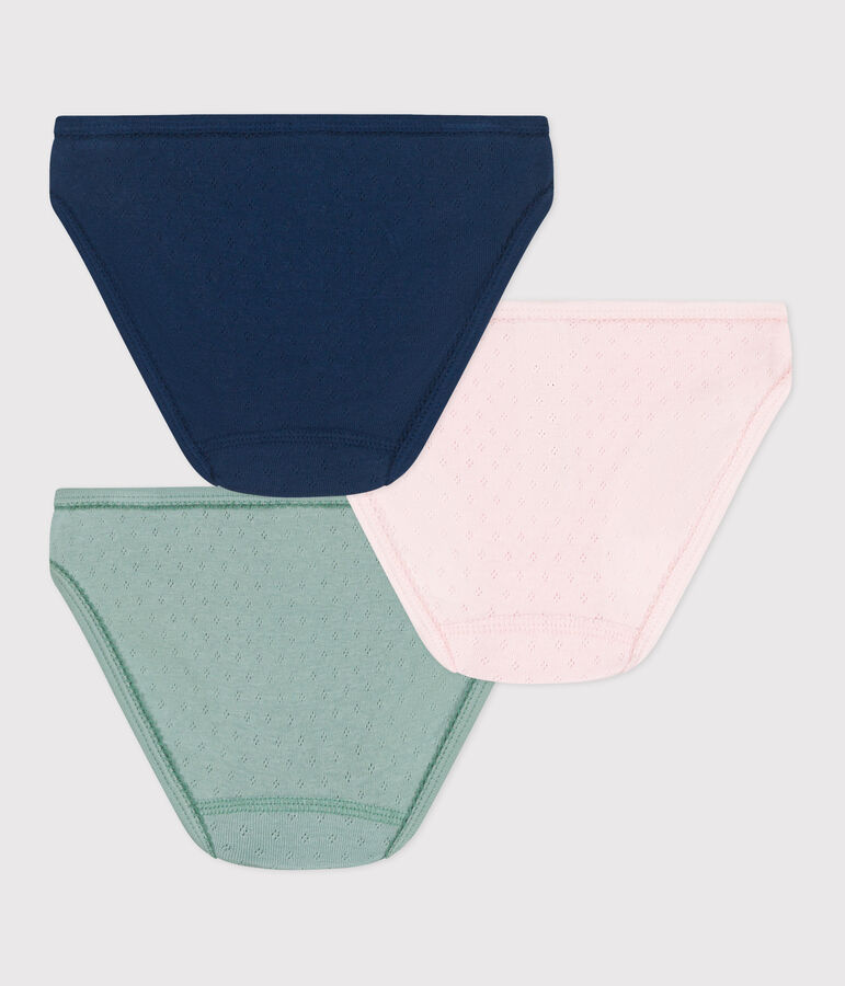 Children's' plain cotton pants - 3-pack variante 1