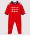Babies' Velour Sleepsuit FROUFROU red