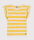 Girls' Stripy Slub Jersey T-shirt