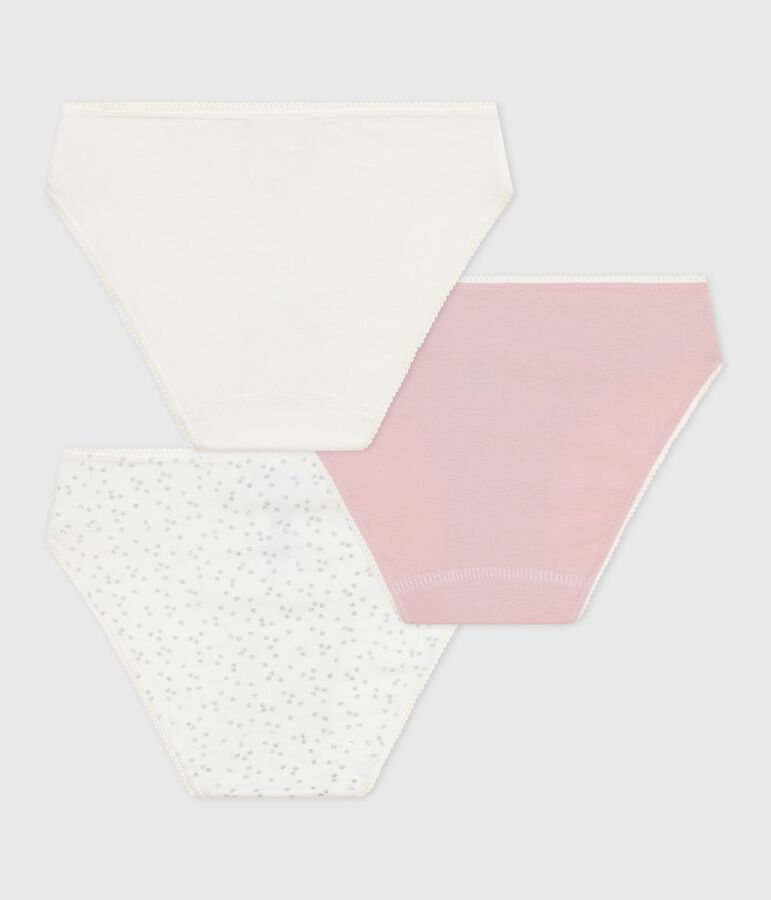 Children's cotton and elastane knickers - 3-Pack variante 1
