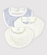 Organic Cotton Baby Bibs - 3-Pack