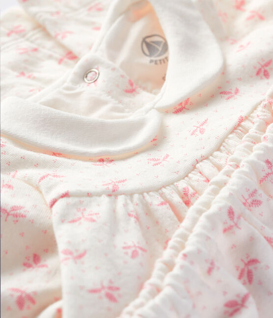 Baby girls' clothing - 2-piece set MARSHMALLOW white/GRETEL pink