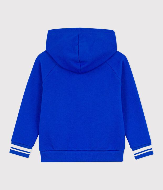 Children's cotton hoodie blue