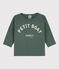 Babies' Long-Sleeved Cotton T-shirt VALLEE green