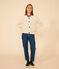 Women's Fisherman's Rib Cotton Cardigan AVALANCHE Ecru