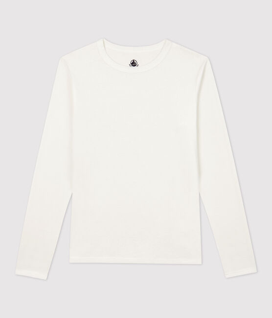 Women's Sea Island cotton T-shirt MARSHMALLOW white
