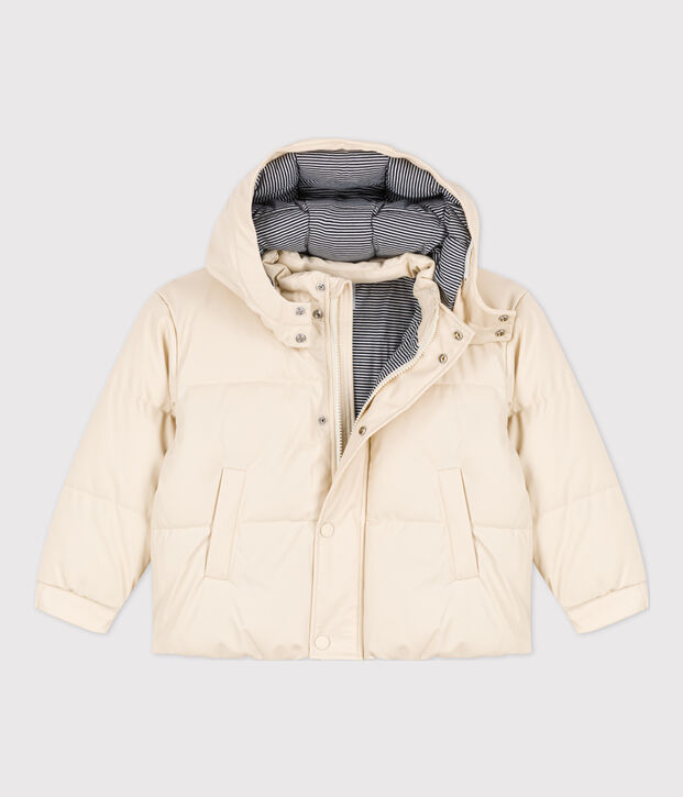 Unisex Puffer Jacket Ecru