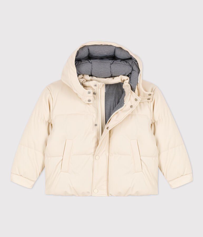 Unisex Puffer Jacket Ecru