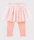 Baby girls' skirted leggings