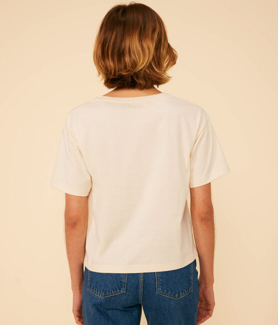 Women's Boxy Cotton T-Shirt AVALANCHE Ecru