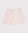 Girls' Starry Cotton Pyjamas MARSHMALLOW white/STOP