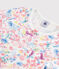 Girls' Jungle Print Cotton Nightdress MARSHMALLOW white/MULTICO white