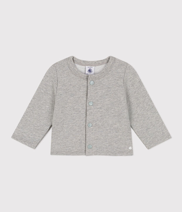 Babies' Fleece Cardigan grey
