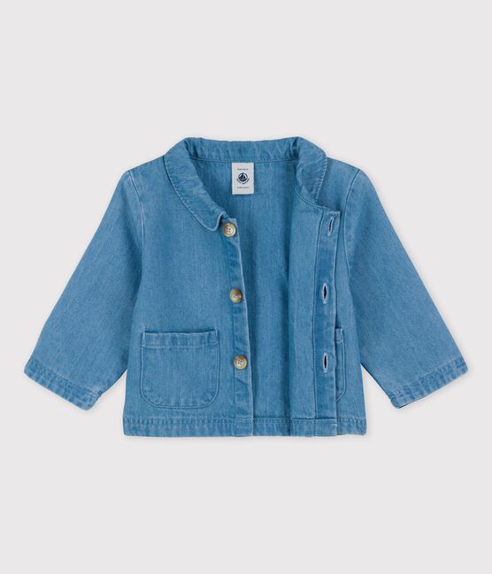 Babies' Organic Light Denim Jacket DENIM CLAIR blue