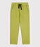Children's cotton trousers MOSS green