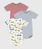 Pack of babies' short-sleeved car print cotton bodies variante 1